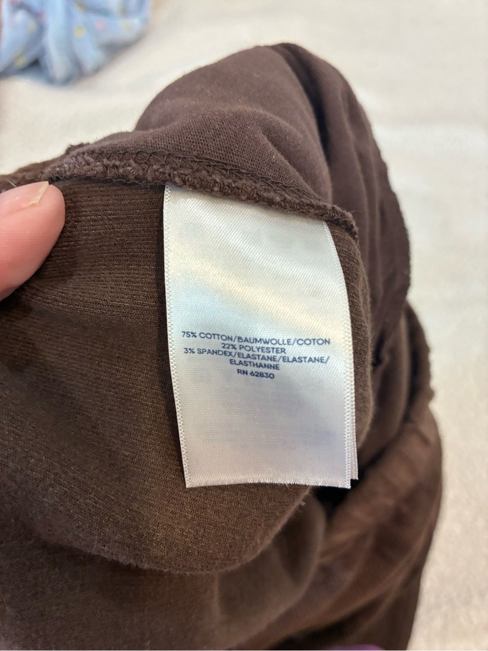 Lands’ End Women’s Tall Sport Knit Corduroy Pants – Chocolate Brown Size Large - Picture 8 of 14